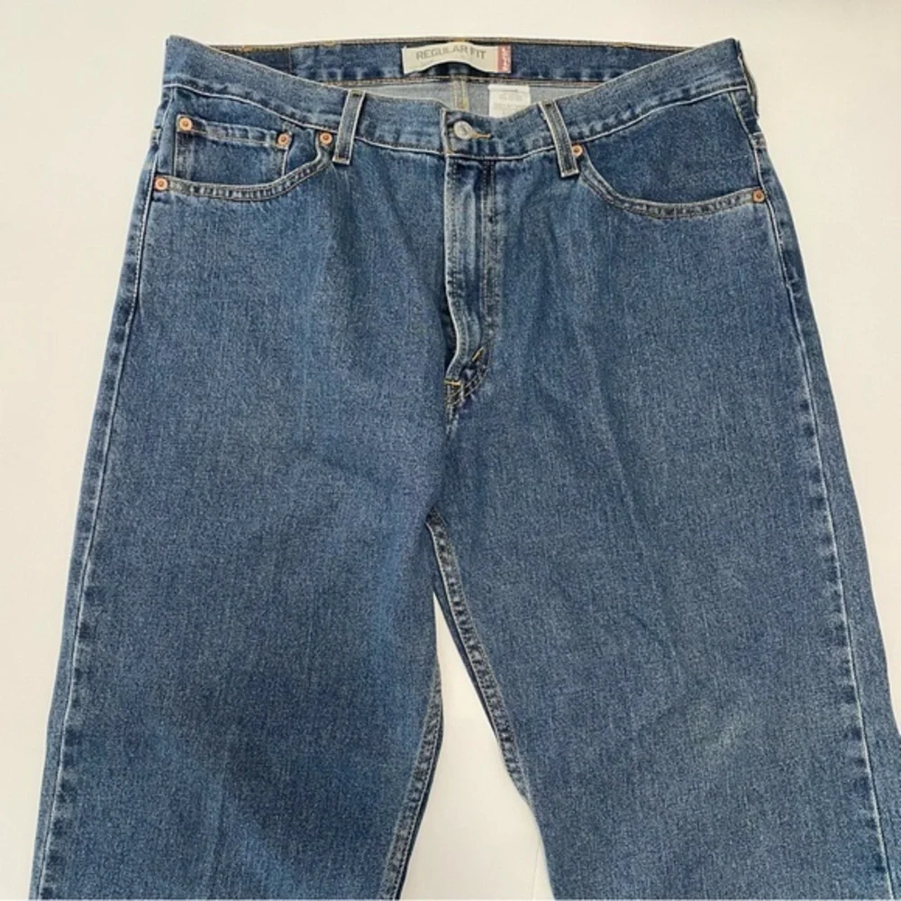 Levi's Men's 505 Regular Fit Straight Leg Denim Blue‎ Jeans 38x30
